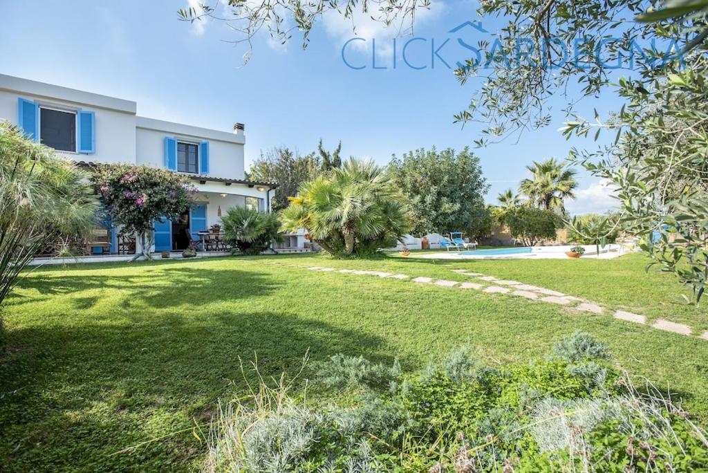 Alghero Villa Josephine Con Piscina E Parco Per 8 Ospiti Bagian luar foto