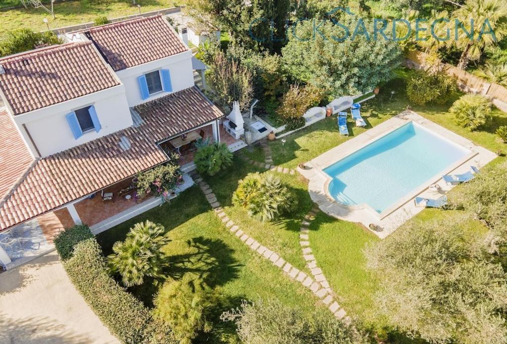 Alghero Villa Josephine Con Piscina E Parco Per 8 Ospiti Bagian luar foto